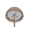 Illuminazione Reality Ortiz Lampada da tavolo LED Marrone, 1-Luce