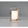 Illuminazione Reality Pail Lampada da tavolo Nichel opaco, 1-Luce