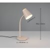 Illuminazione Reality Pongo Lampada da tavolo LED Beige, 1-Luce