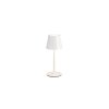Illuminazione Reality Diaz Lampada da tavolo LED Bianco, 1-Luce