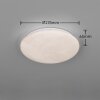 Illuminazione Reality Umbria Plafoniera LED Bianco, 1-Luce