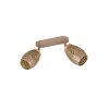 Illuminazione Reality Bidar Faretto da soffitto Marrone, 2-Luci