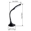 Illuminazione Globo Lighting Pattaya Lampada da tavolo LED Cromo, Bianco, 1-Luce