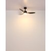 Illuminazione Globo Lighting Blackwell Lampada con ventilatore LED Nero, 1-Luce, Telecomando