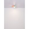 Illuminazione Globo Lighting Hines Lampada con ventilatore LED Colorato, Bianco, 1-Luce, Telecomando