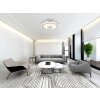 Illuminazione Globo Lighting Shelly Lampada con ventilatore LED Bianco, 1-Luce, Telecomando