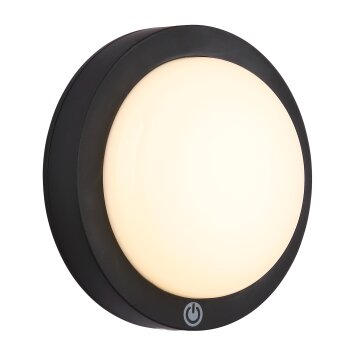 Illuminazione Globo Lighting Lasse Plafoniera LED Nero, 1-Luce