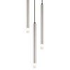 Illuminazione Globo Lighting Ryan Lampadario a sospensione Nichel opaco, 3-Luci