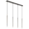 Illuminazione Globo Lighting Ryan Lampadario a sospensione Nichel opaco, 4-Luci