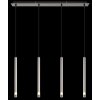 Illuminazione Globo Lighting Ryan Lampadario a sospensione Nichel opaco, 4-Luci