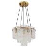Illuminazione Globo Lighting Gorley Lampadario a sospensione Oro, 5-Luci