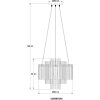 Illuminazione Globo Lighting Gorley Lampadario a sospensione Oro, 5-Luci