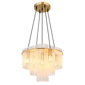 Illuminazione Globo Lighting Gorley Lampadario a sospensione Oro, 5-Luci