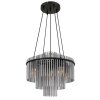 Illuminazione Globo Lighting Gorley Lampadario a sospensione Nero, 5-Luci