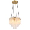 Illuminazione Globo Lighting Gorley Lampadario a sospensione Oro, 5-Luci