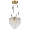 Illuminazione Globo Lighting Gorley Lampadario a sospensione Oro, 5-Luci