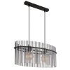 Illuminazione Globo Lighting Gorley Lampadario a sospensione Nero, 2-Luci