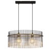 Illuminazione Globo Lighting Gorley Lampadario a sospensione Nero, 2-Luci