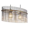 Illuminazione Globo Lighting Gorley Lampadario a sospensione Nero, 2-Luci