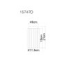 Illuminazione Globo Lighting Cayden Plafoniera Nichel opaco, 1-Luce