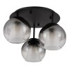 Illuminazione Globo Lighting Barry Plafoniera Nero, 3-Luci