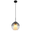 Illuminazione Globo Lighting Barry Lampadario a sospensione Nero, 1-Luce