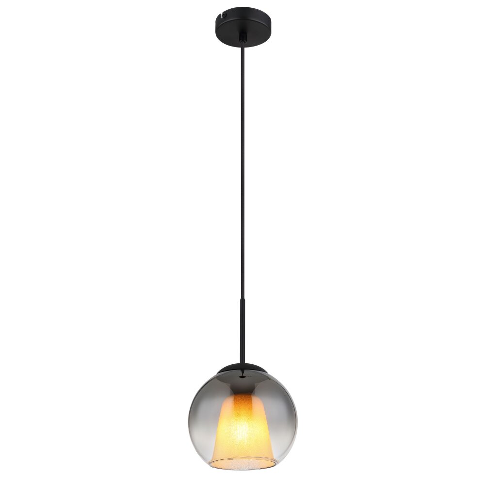 Illuminazione Globo Lighting Barry Lampadario a sospensione Nero, 1-Luce main product photo