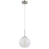 Illuminazione Globo Lighting Barry Lampadario a sospensione Cromo, Nichel opaco, 1-Luce