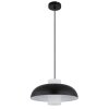 Illuminazione Globo Lighting Lowe Lampadario a sospensione Nero, 1-Luce