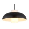 Illuminazione Globo Lighting Lowe Lampadario a sospensione Nero, 1-Luce