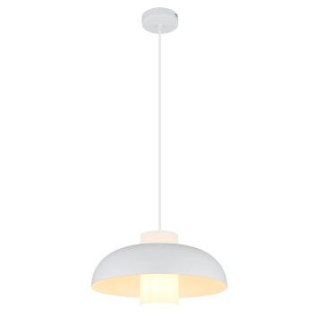 Illuminazione Globo Lighting Lowe Lampadario a sospensione Bianco, 1-Luce