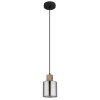 Illuminazione Globo Lighting Aleidis Lampadario a sospensione Marrone scuro, Nero, 1-Luce