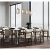 Illuminazione Globo Lighting Jefrey Lampadario a sospensione Nero, 4-Luci