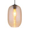 Illuminazione Globo Lighting Jefrey Lampadario a sospensione Nero, 1-Luce