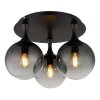 Illuminazione Globo Lighting Dalton Plafoniera Nero, 3-Luci