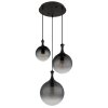 Illuminazione Globo Lighting Dalton Lampadario a sospensione Nero, 3-Luci