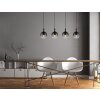 Illuminazione Globo Lighting Dalton Lampadario a sospensione Nero, 4-Luci