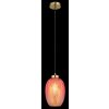 Illuminazione Globo Lighting Jessica Lampadario a sospensione Oro, 1-Luce