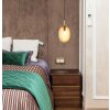 Illuminazione Globo Lighting Devin Lampadario a sospensione Oro, 1-Luce