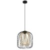 Illuminazione Globo Lighting Dichti Lampadario a sospensione Nero, 1-Luce