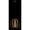 Illuminazione Globo Lighting Dichti Lampadario a sospensione Nero, 1-Luce