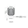 Illuminazione Globo Lighting Dichti Lampada da tavolo Nero, 1-Luce