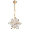 Illuminazione Globo Lighting Floriella Lampadario a sospensione LED Oro, 1-Luce