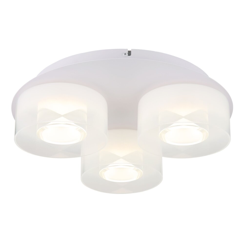 Illuminazione Globo Lighting Belinda Plafoniera LED Bianco, 1-Luce main product photo