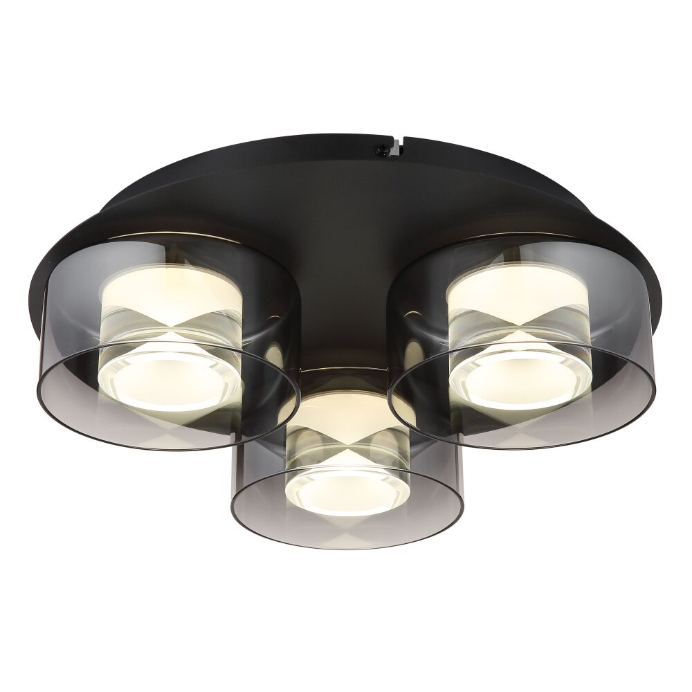 Illuminazione Globo Lighting Belinda Plafoniera LED Nero, 1-Luce main product photo