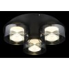 Illuminazione Globo Lighting Belinda Plafoniera LED Nero, 1-Luce