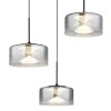 Illuminazione Globo Lighting Belinda Lampadario a sospensione LED Nero, 1-Luce