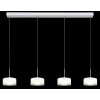 Illuminazione Globo Lighting Belinda Lampadario a sospensione LED Bianco, 1-Luce