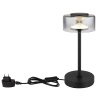 Illuminazione Globo Lighting Belinda Lampada da tavolo LED Nero, 1-Luce