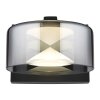 Illuminazione Globo Lighting Belinda Applique LED Nero, 1-Luce